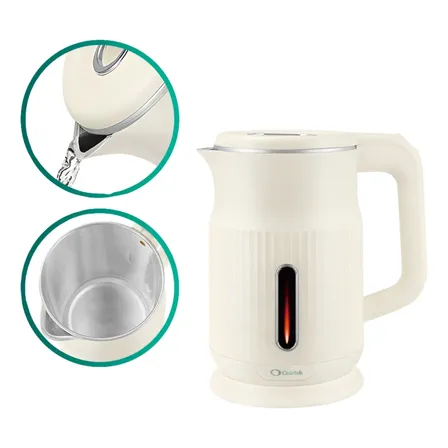 Chaleira Elétrica Onistek 1.6l Desligamento Automático 1200w Bege/220v 220v