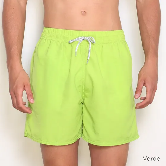 Short Unicolor En Microfibra