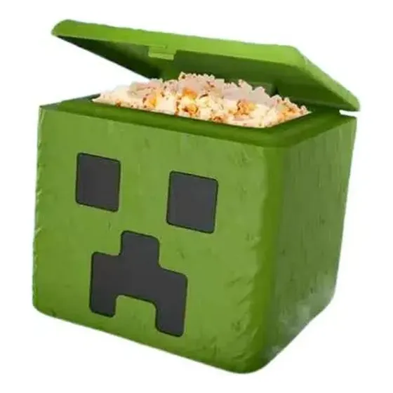 Balde De Pipoca Cabeça Do Creeper - Minecraft - Cinemark