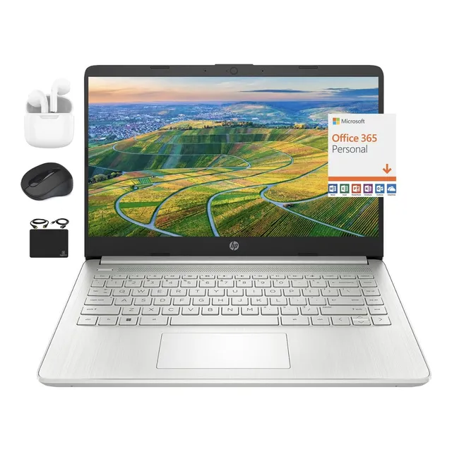 Laptop Hp 14  N4120 16gb 128gb Emmc+ 500gb Ext Ssd Win 11