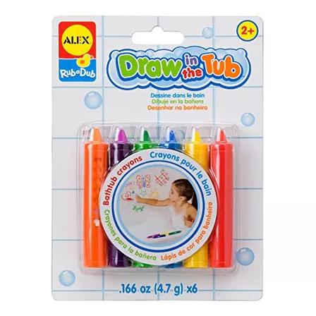 Crayones Acuáticos Para Bañera Alex.