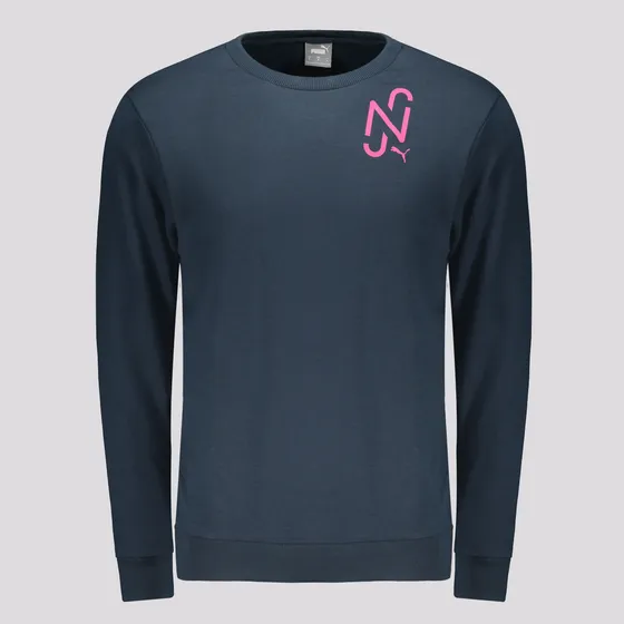 Moletom Puma Neymar Jr Crew Sweat Marinho