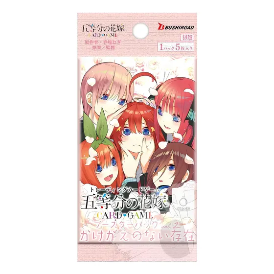 Quintessential Quintuplets Card Game Vol.2 Sobre 5 Cartas Jp
