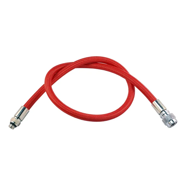 Inflador Bcd Â Manguera Flex Roja- Trenzada En250