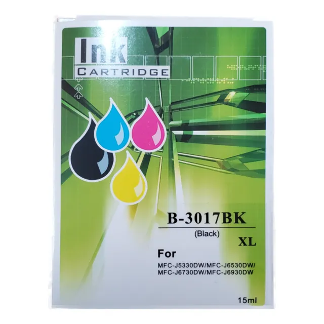 Cartucho Tinta Negro Para Brother Lc3017xl Mfc5330 6530 6730