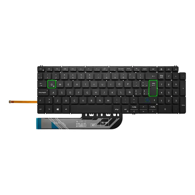 Teclado Para Dell 15 3501 3502 3505 7591 7501 7590 Luz La