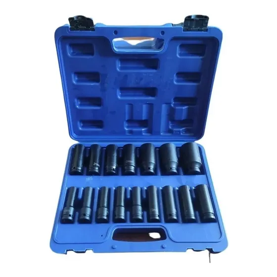 Set De Dados De Impacto De 16 Pcs Largos Desde La 10-32mm Xl