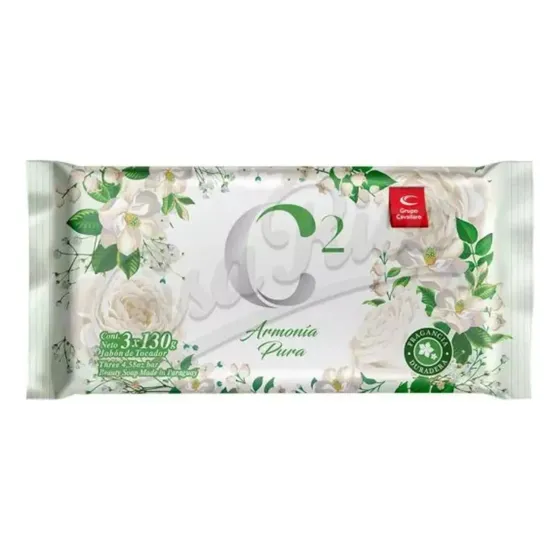 Jabón De Tocador Armonía C2 Cavallaro Tripack 390 Grs