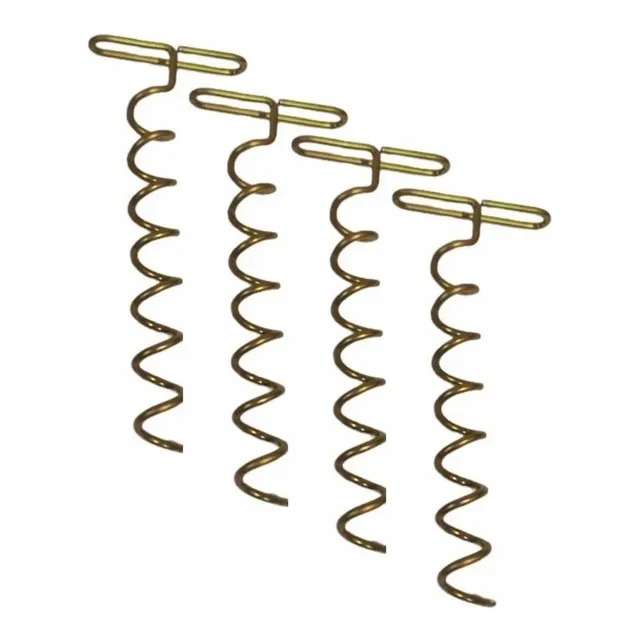 Estacas Carpas Tirabuzon Gazebos Sombrillas Perros Kit X4