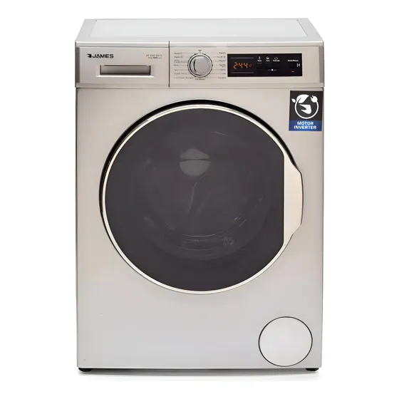 Lavarropas James Lr 1008 S 6kg slim inverter color silver | Cuotas sin interés