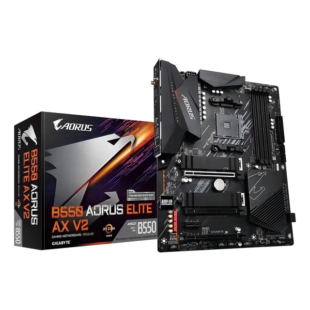 Placa madre de computadora Gigabyte AORUS B550 ELITE AX V2