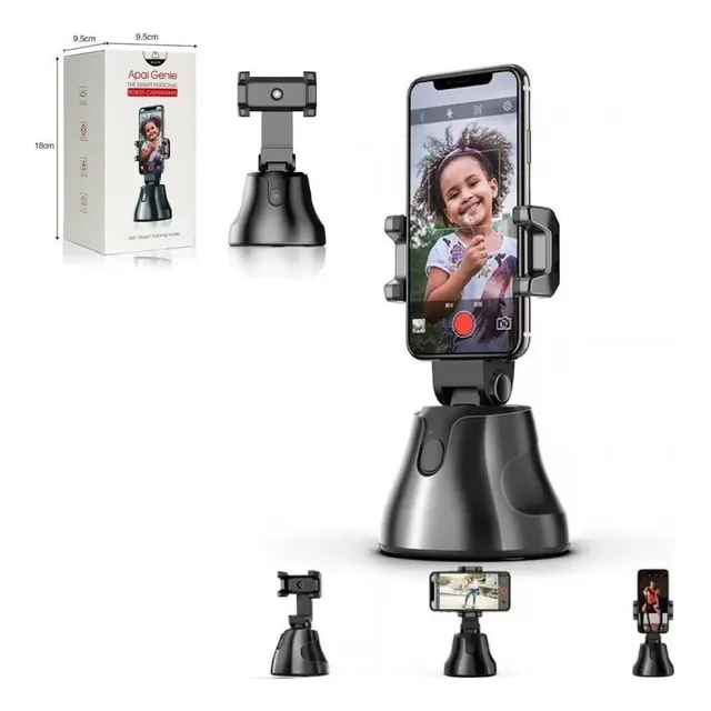 Soporte facial de 360 grados con soporte para teléfono celular inteligente