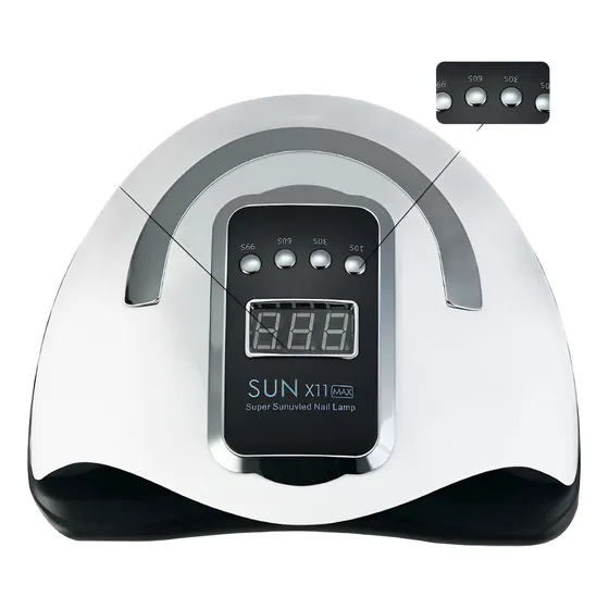 Secador Uña Uv Led Lampara Manicure Profesional 180w