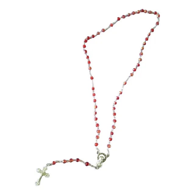 Rosarios Religiosos De Cristal Italiano 36 Cm