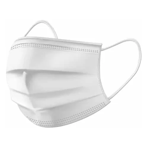 Mascarilla Tapabocas Descartable Blanco De 3 Capas 50 Unid 