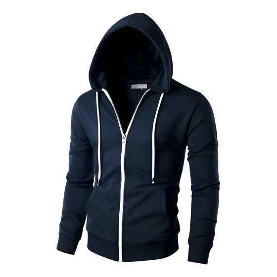 Buzo Camperita Hoodie Slim Fit Con Capucha Entalladas!