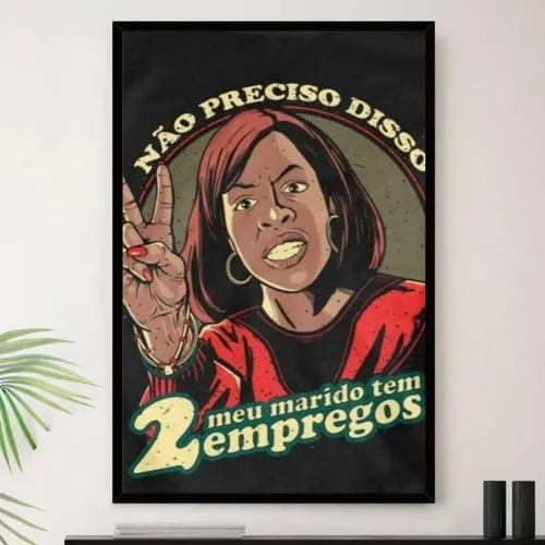 Quadro Todo Mundo Odeia O Chris 2 Empregos A3 35x45cm