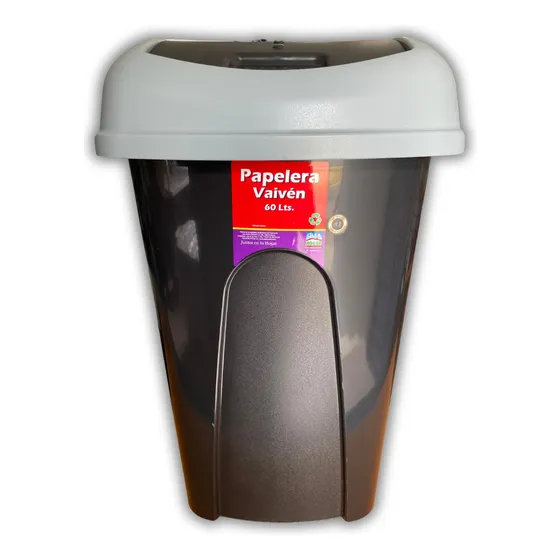 Papelera Vaiven De Basura 60lts Alfa