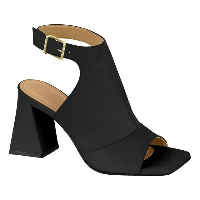Sandalia Feminina Salto Grosso Vizzano Original Sandalia Feminina Salto Grosso Vizzano Original