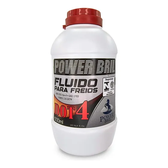 Fluido De Freio Dot 4 500ml - Caixa Com 12 Unidades