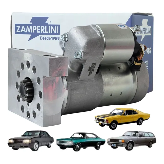 Motor De Partida Arranque Rápida Opala 4cc E 6cc 12v 10d 
