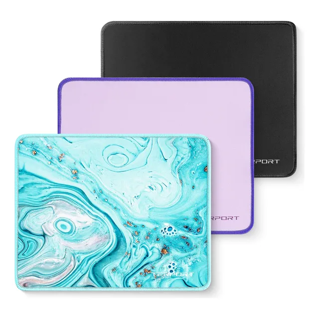 Mouse Pads De 3 Piezas Antideslizantes Lavable,tapetes Mouse
