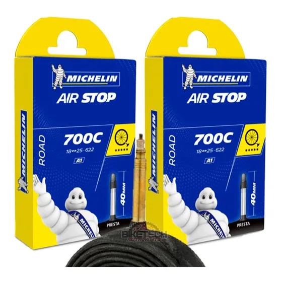 2 Neumaticos Michelin Air Stop 700x25c 91 Gramos Resistente