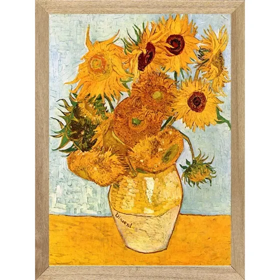 Van Gogh Girasoles , Cuadro , Arte, Pintura          P845