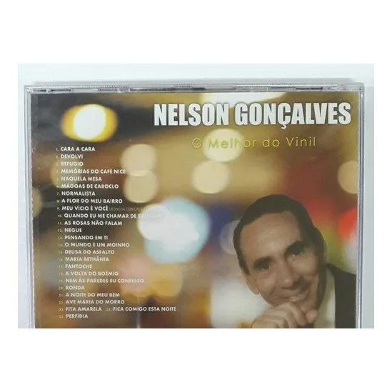 Cd Nelson Gonçalves O Melhor Do Vinil Novo Original Lacrado