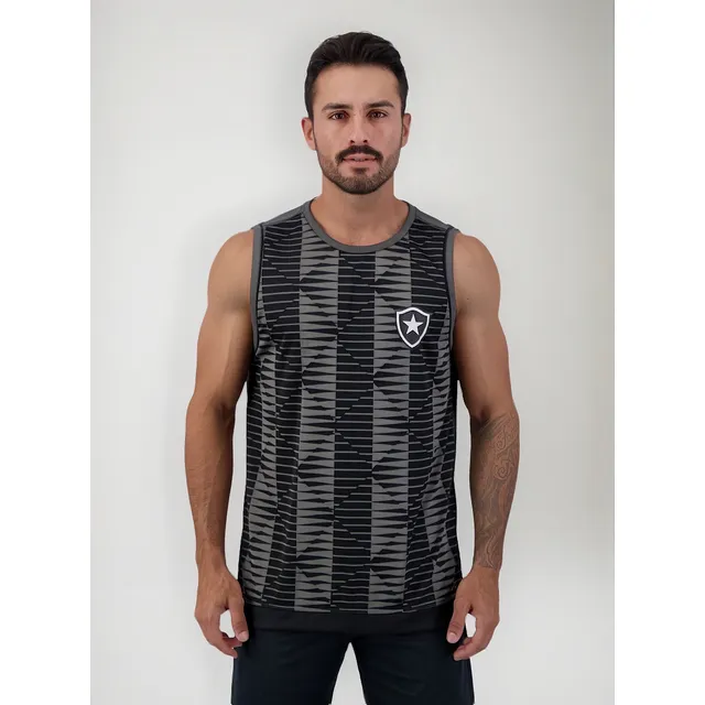 Regata Botafogo Division Cinza E Preta