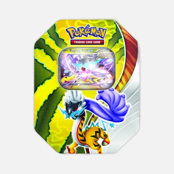 Pokemon Tcg Raging Bolt Ex Tin Español