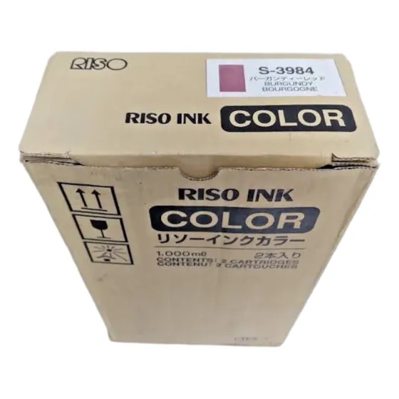Tinta Riso Duplicador Gr Hd 3770, S-3984 Borgonha Cx C/ 2 Un