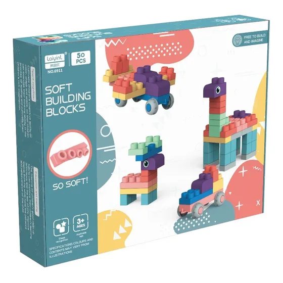 Bloques Encastrables Blandos Soft Gran Calidad Niños