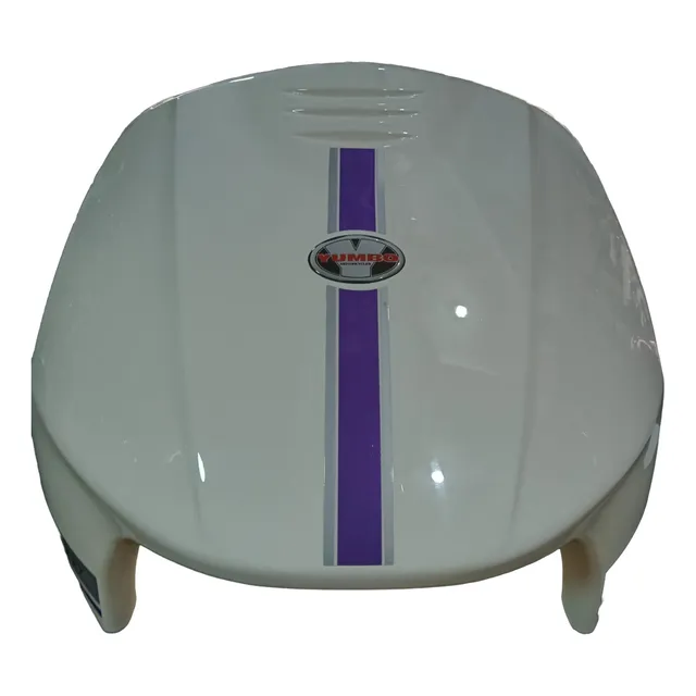 Plastico Para Moto (yumbo Max Original ) Escudo Frontal. Blanco