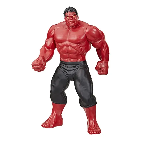 Figura De Acción Marvel Deluxe Red Hulk