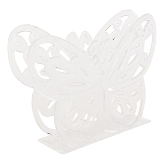 24 Servilleteros De Plástico Mariposa Transparente Complan 24 Servilleteros De Plástico Mariposa Transparente Complan