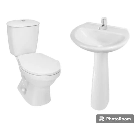 Sala De Baño: Lavamano De Lujo Pedestal Poceta Herraje  Asie