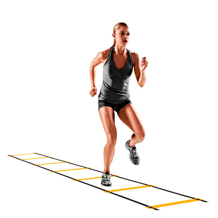 Escada De Agilidade Circuito Funcional Treino Escadinha Zuí Cor Amarelo Escada De Agilidade Circuito Funcional Treino Escadinha Zuí Cor Amarelo