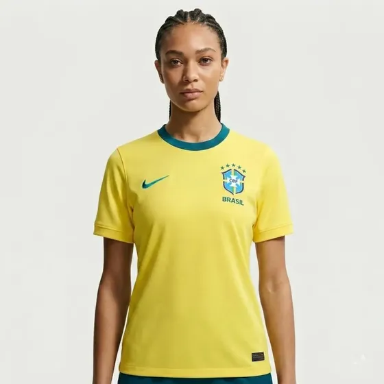 Camisa Brasil I 2026/27 Torcedora — Feminina