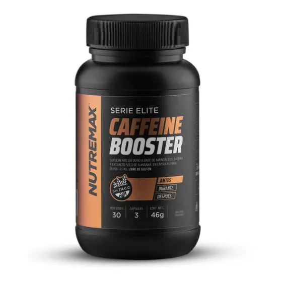 Cafeina Nutremax Caffeine Booster Serie Elite 30 Serv Sabor 90 Capsulas