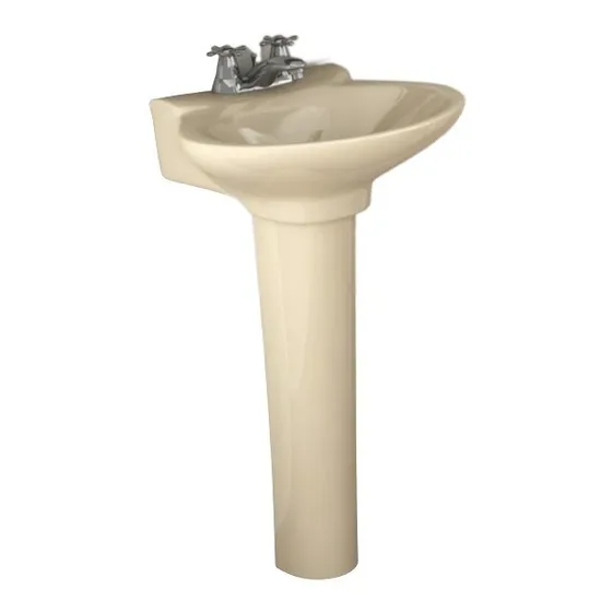 Lavamanos Con Pedestal Corona Modelo Avanti