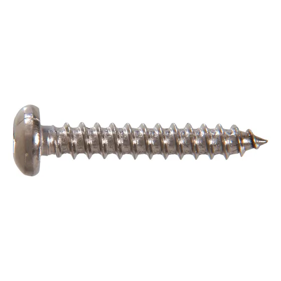 Tornillo Chapa Inox 8x1/2puLG, Cabeza Cuadrada, 100 Unidades