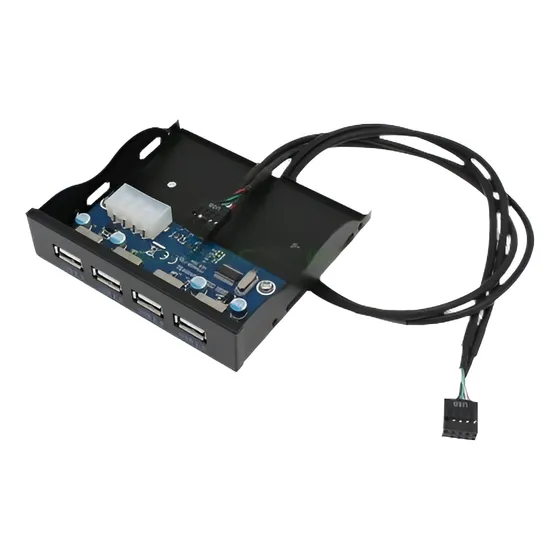 Floppy Bay 10 Pines 3.5in Panel Frontal 4 Puertos Usb 2.0 Co