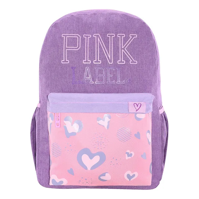 Mochila Escolar Pink Label® Organizador Para Porta Laptop