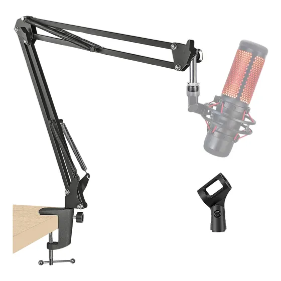 Soporte Brazo Para Microfono Giratorio Plegable