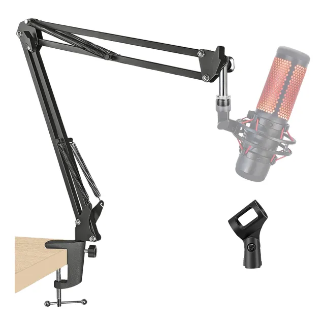 Soporte Brazo Para Microfono Giratorio Plegable