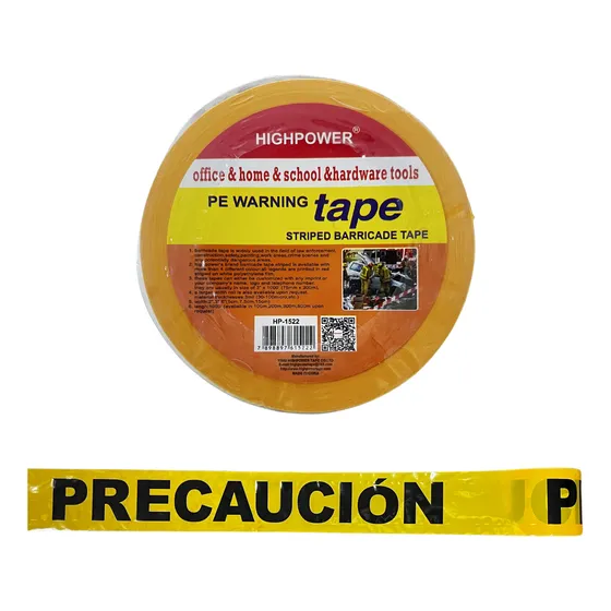 Rollo Cinta Señalización Perimetral No Pase 100m X 7.5 Cm