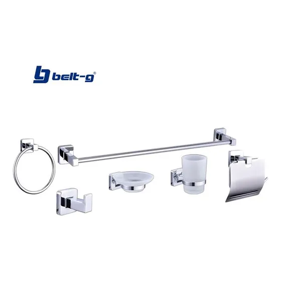 Accesorios Para Baño 6pzs Cromo Belt G