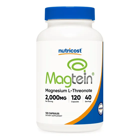 Suplemento Nutricost L-treonato De Magnesio Magtein 2000 Mg