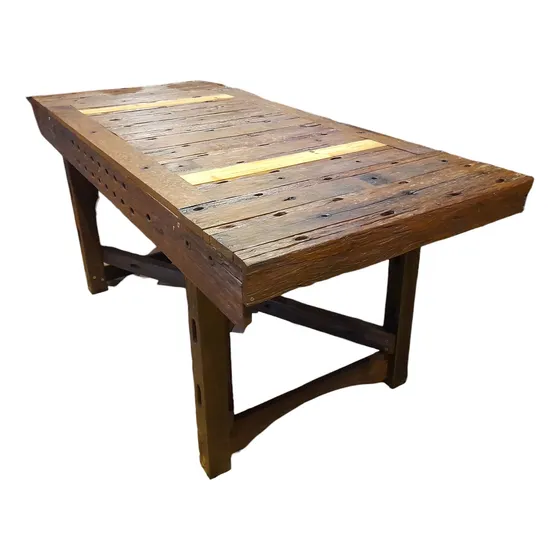 Mesa Rústica De Lapacho Ktx